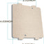 Cubierta guía ondas microondas GE 3-7/8x4-1/4pulg
