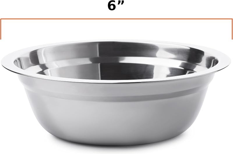 Set 6 cuencos acero inox redondos sin BPA con bolsa viaje
