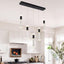Lámpara colgante LED moderna 5 luces para cocina comedor