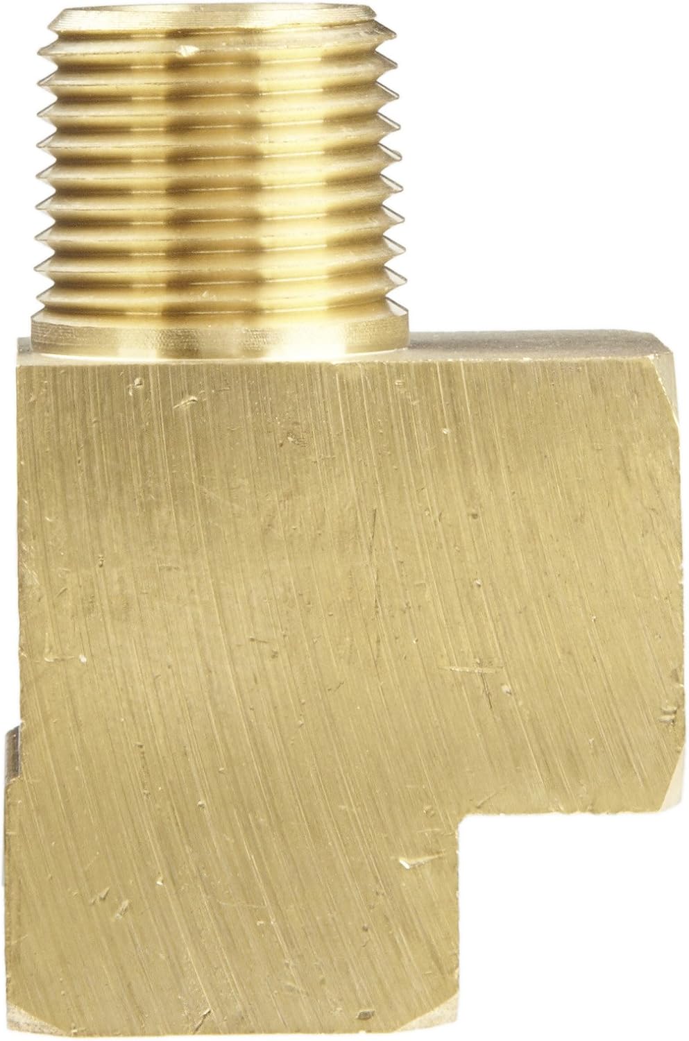 Conector caño latón racor en T macho hembra 1