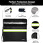 Bolsa dinero ignífuga impermeable 6200 ℉ con cremallera