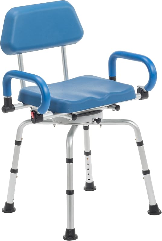 Silla ducha giratoria 360 grados asiento acolchado