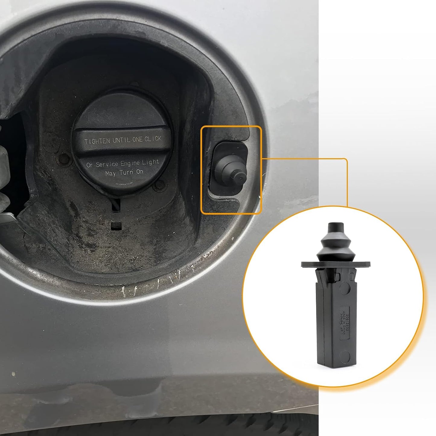 Repuesto resorte puerta depósito combustible Chevy