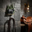 Gancho pared estilo rústico 8x4.5" soporte llave metal