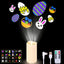 Velas sin llama Pascua proyector conejo y huevos LED USB-C