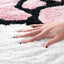 Alfombra Hello Kitty felpa blanca 4x3ft dormitorio sala