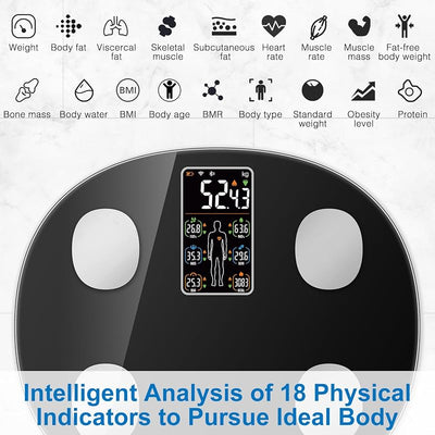 Báscula inteligente peso corporal Bluetooth