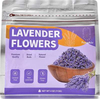 Flores lavanda secas grado alimenticio 4oz té fragancia