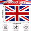 Bandera Union Jack 3x5ft tela Oxford 210D resistente