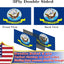 Bandera exterior doble cara azul 3x5ft poliéster 3 capas