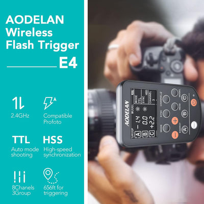 Disparador flash TTL inalámbrico HSS para Nikon reemplazo P-rofoto