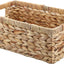 Cesta mimbre tejida a mano para dormitorio 13.8x9.3"