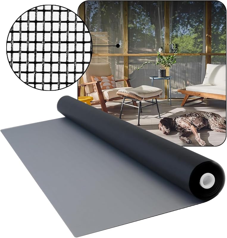 Rollo malla fibra vidrio para ventana 96" x100 ft