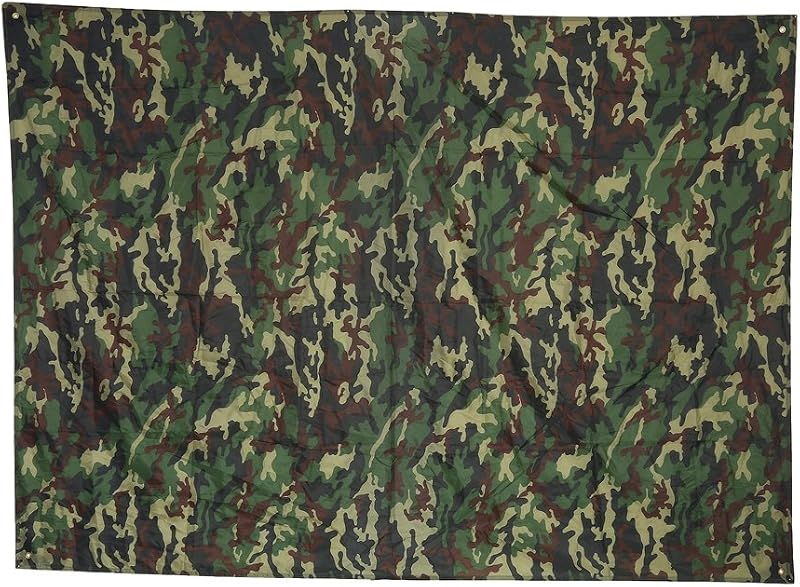 Lona impermeable camuflaje para tienda campaña 118x114in
