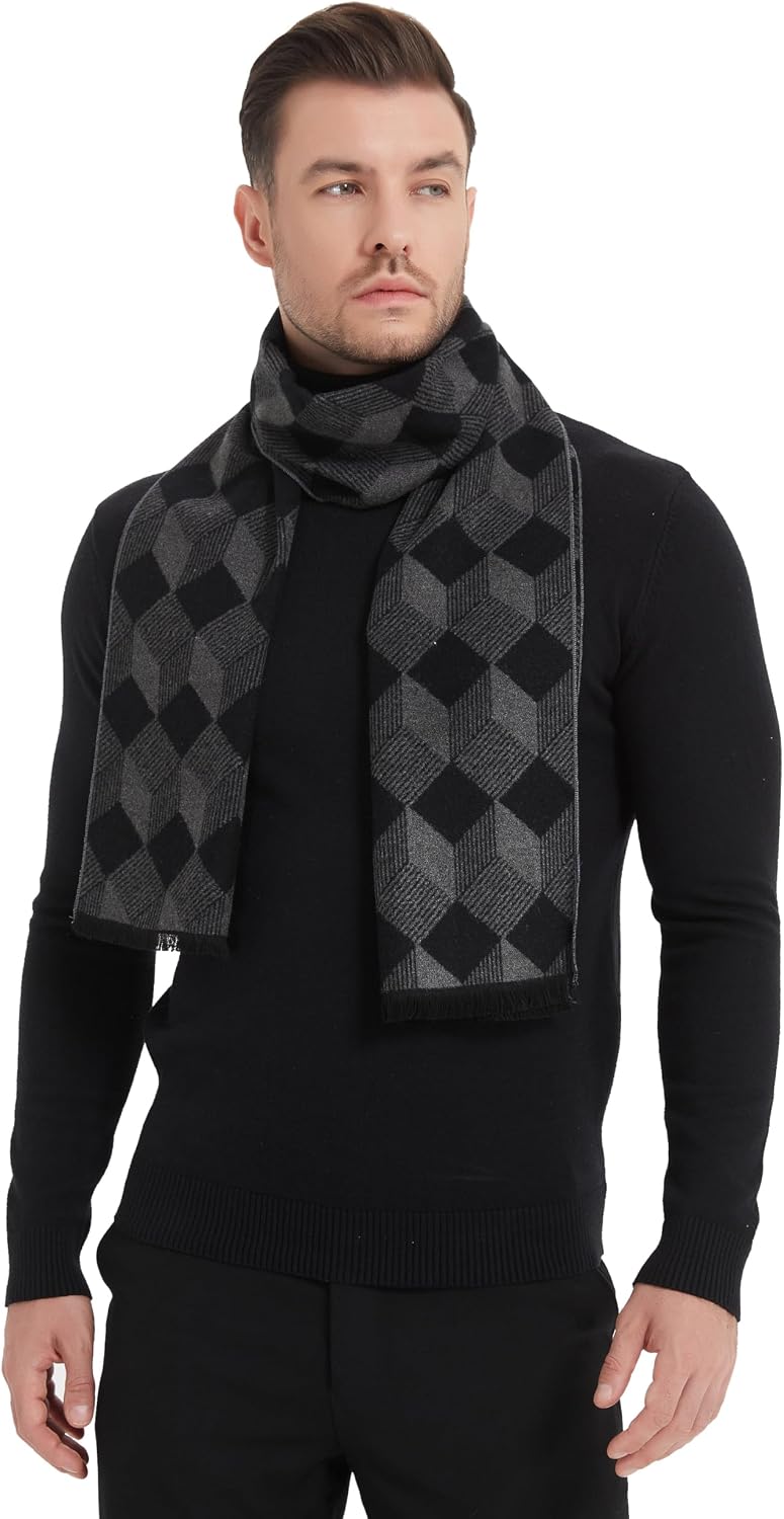 Bufanda invierno para hombre sensación cachemira suave