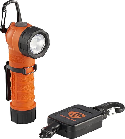 Linterna táctica LED 90x500 lúmenes 7000 candelas color naranja
