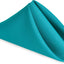 Set 6 servilletas tela 20x20pulg lavables color turquesa