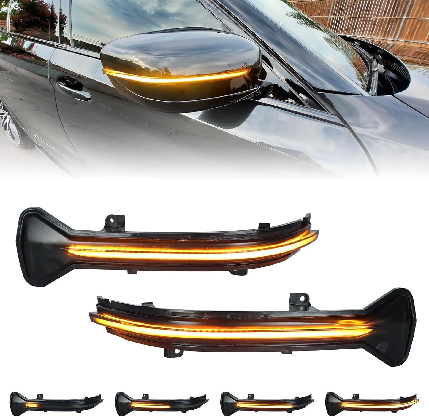 Luces intermitentes LED ámbar BMW Serie 5 6 7 8 3 G38 G30