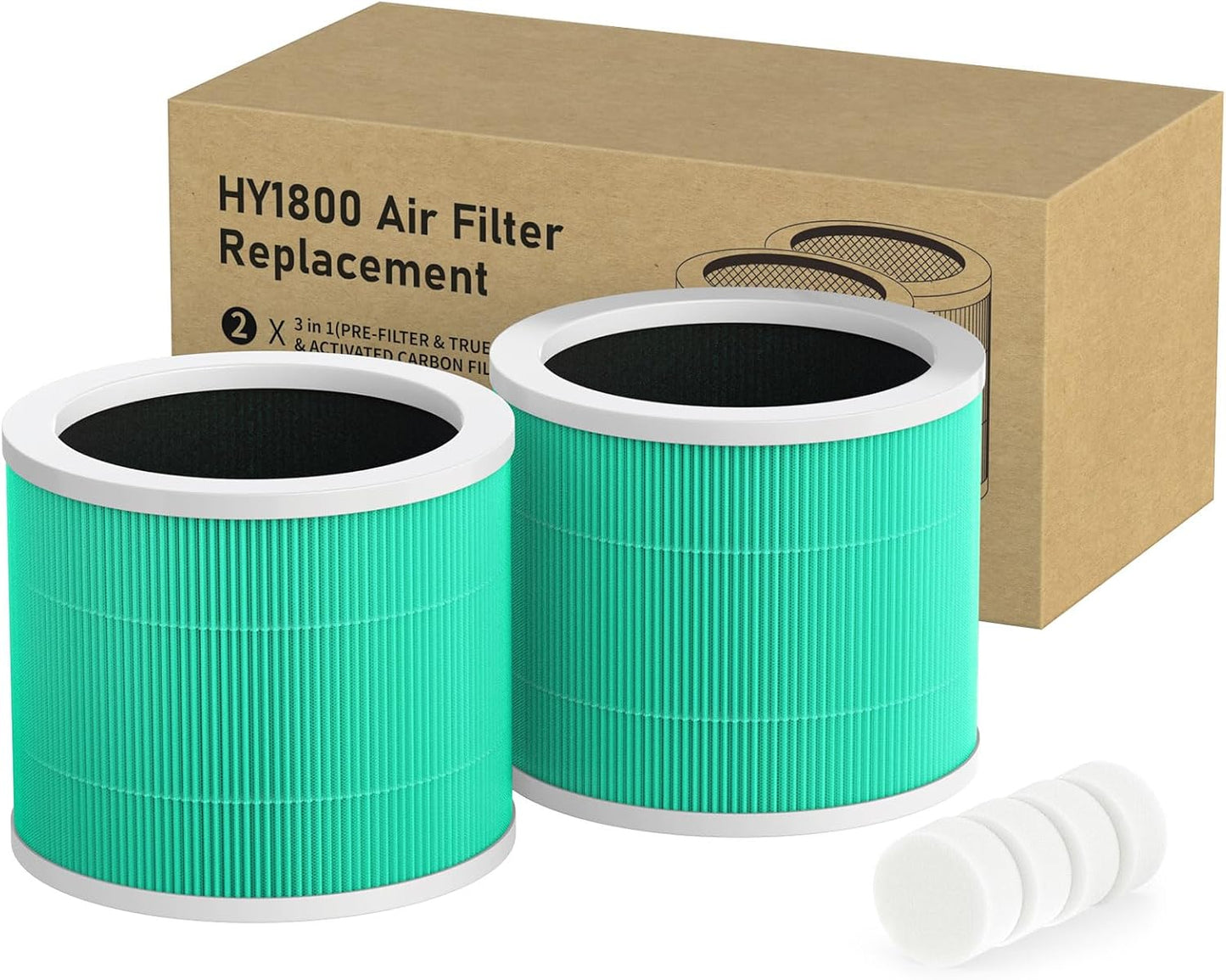 2 Filtros HY1800 comp CHIVALZ/MORENTO H13 HEPA