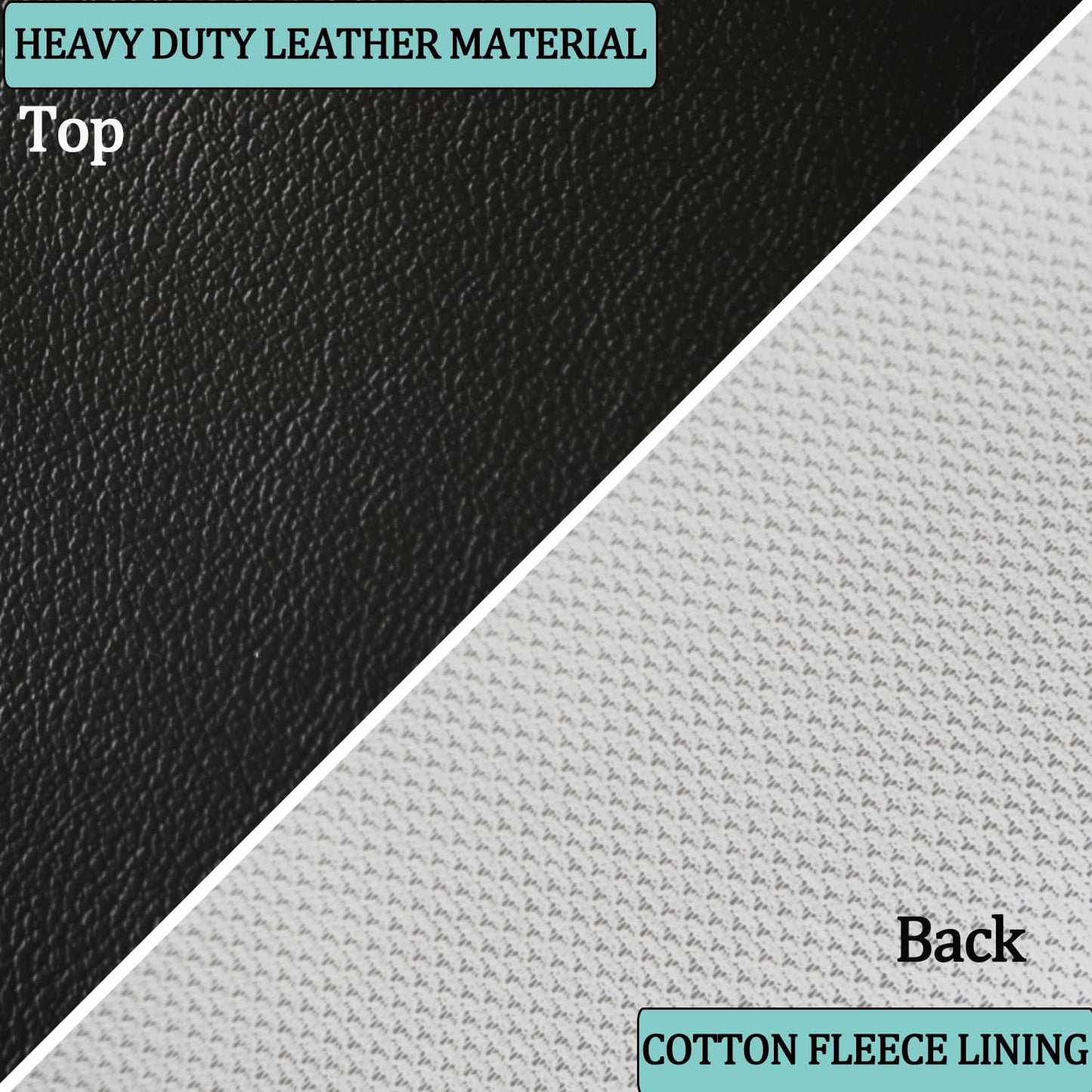 Funda mesa billar cuero sintético 8ft negro resistente