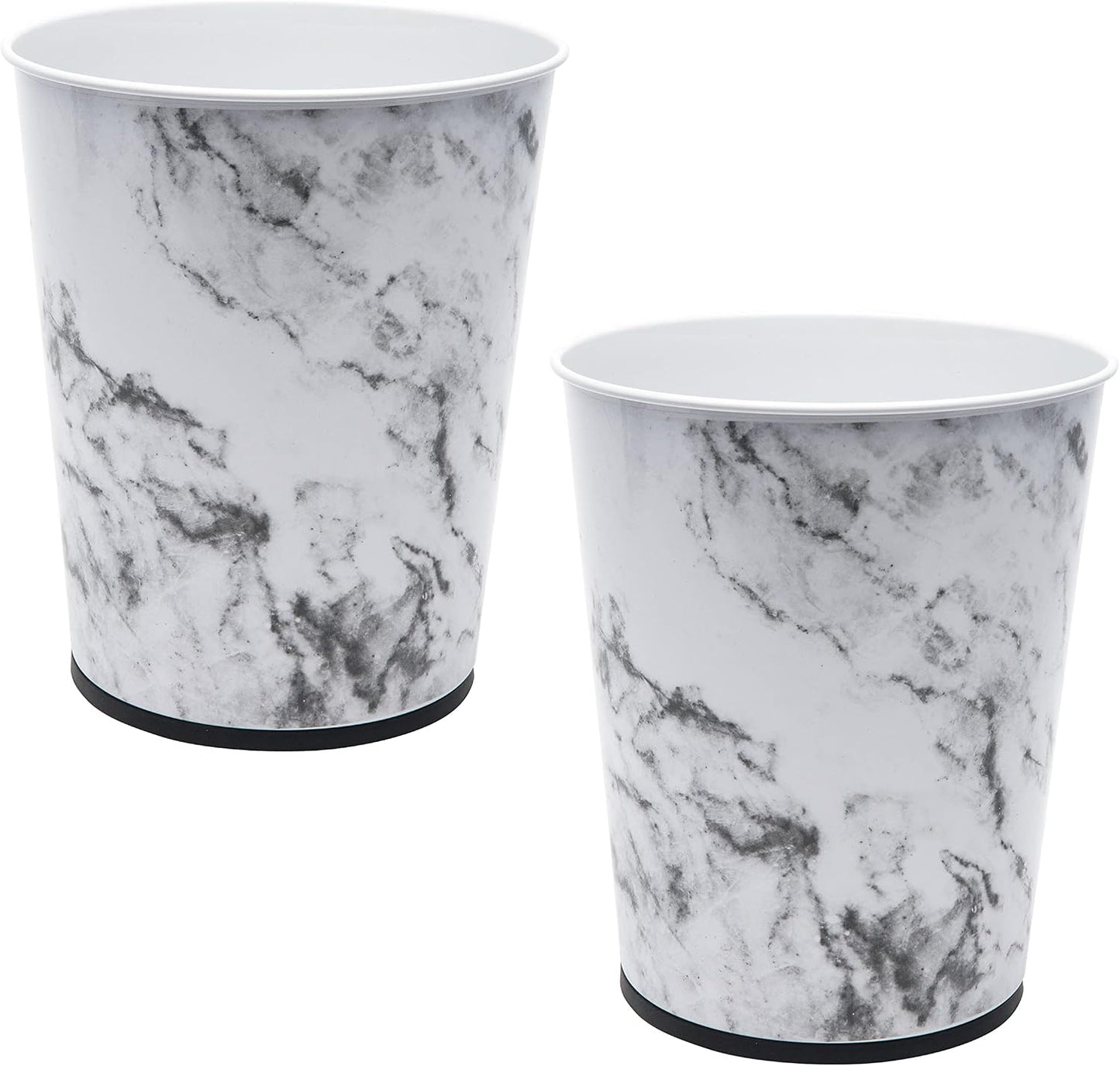 Cubo basura 5L paquete 2 parte superior redonda baño cocina oficina