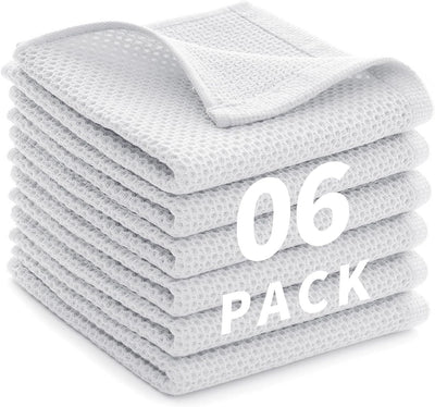 6 Pzas Paños Algodón Diseño Panal 12x12pulg Reutilizables