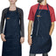 Delantal chef 100% algodón con bolsillos y ajustable