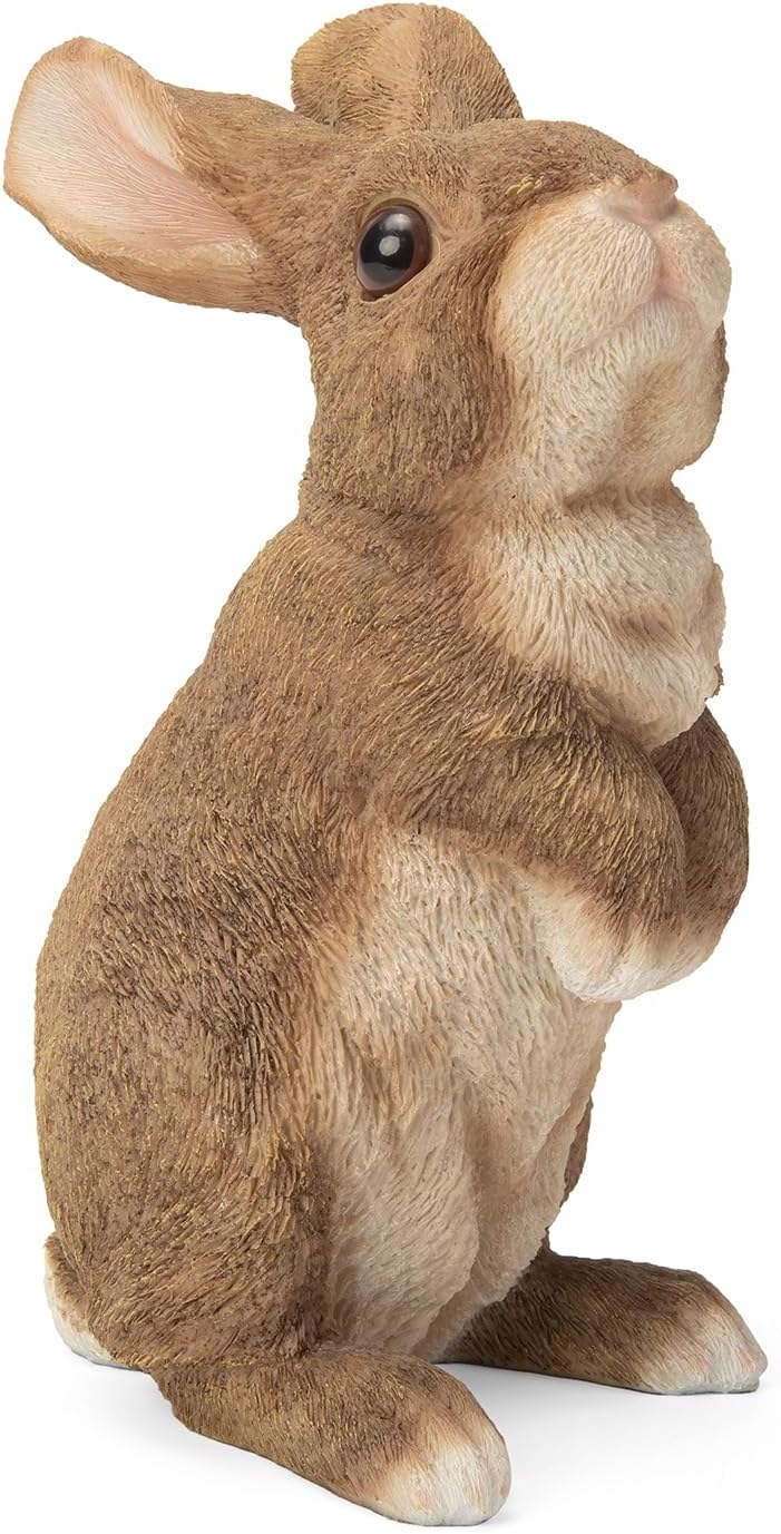 Estatua conejo jardín resina 9.5" decoración Pascua