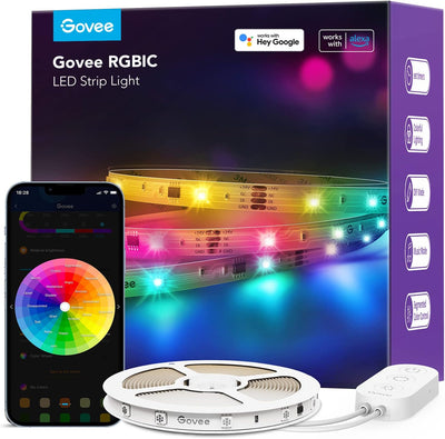 Tira LED Alexa 32.8ft RGBIC sincronización música