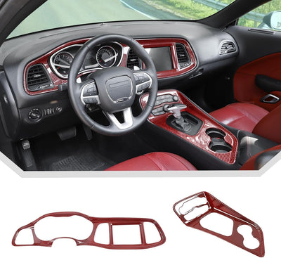 Kit borde interior fibra carbono Dodge Challenger