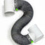 Manguera ventilación secadora 8ft codo 90 grados kit conector