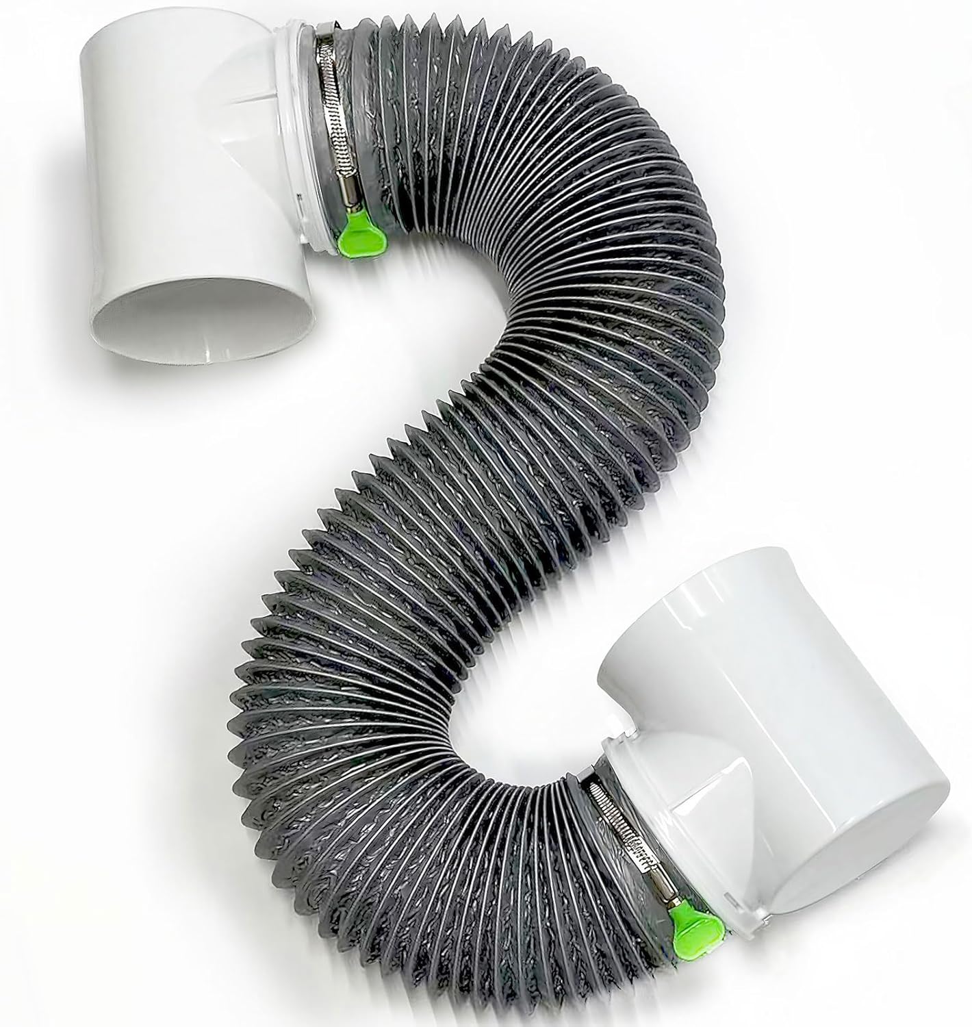Manguera ventilación secadora 8ft codo 90 grados kit conector