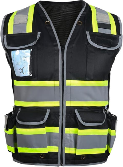 Chaleco seguridad reflectante clase 2 alta visibilidad