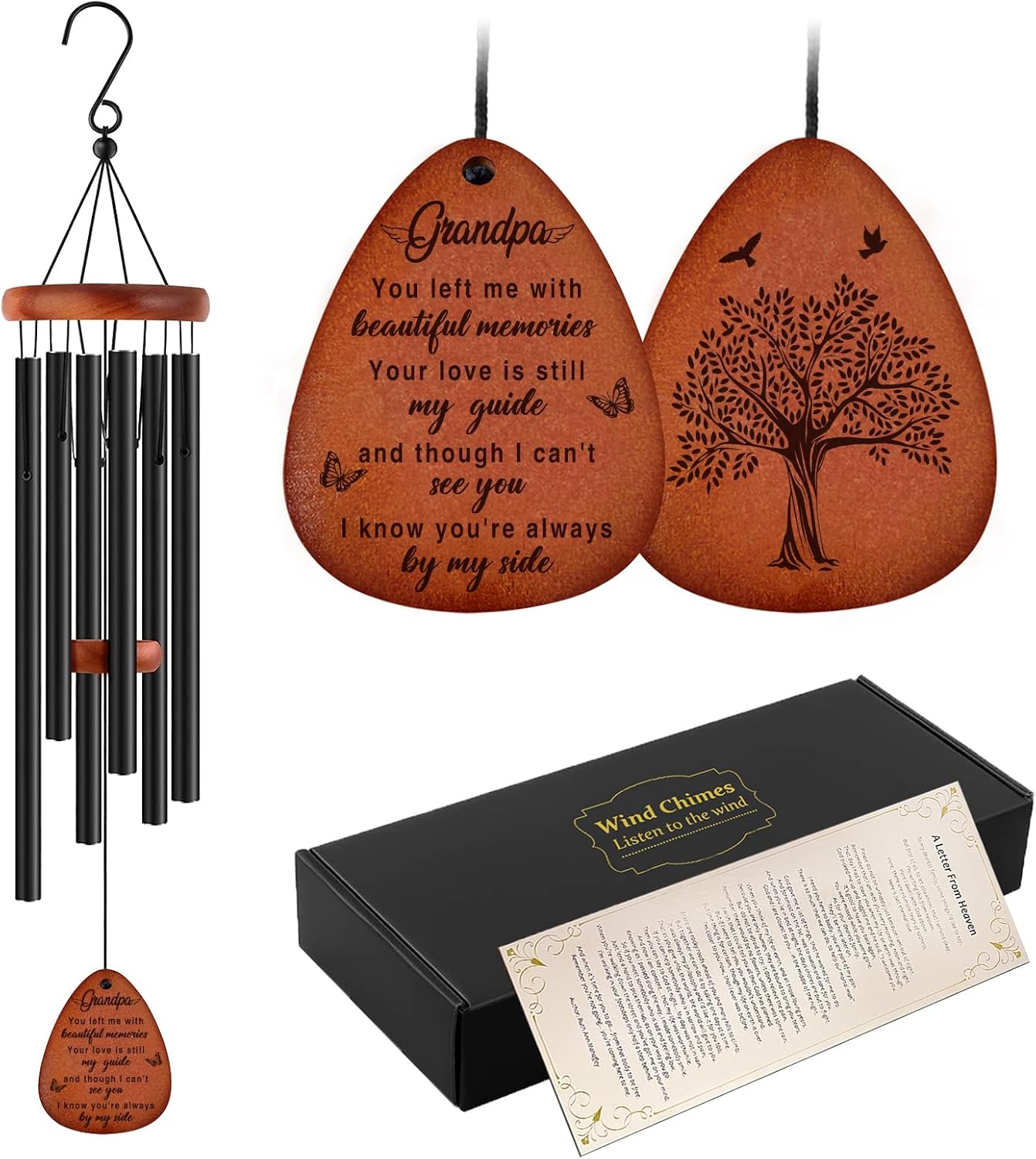 Campanillas viento conmemorativas 25" decoración hogar