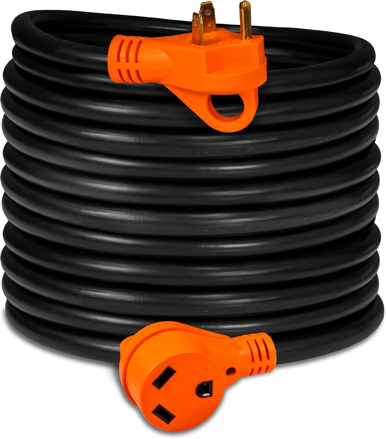 Cable extensión 50" 125V 30A NEMA TT-30P para caravana