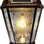 Luz solar poste al aire libre aluminio bronce 3pulg