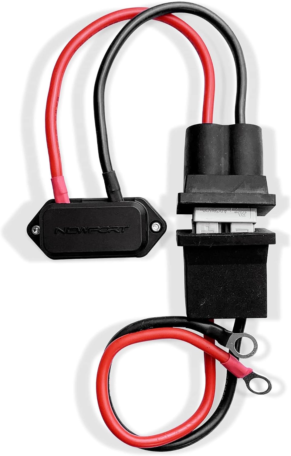 Terminales conector rápido motor arrastre alambre 8 negro