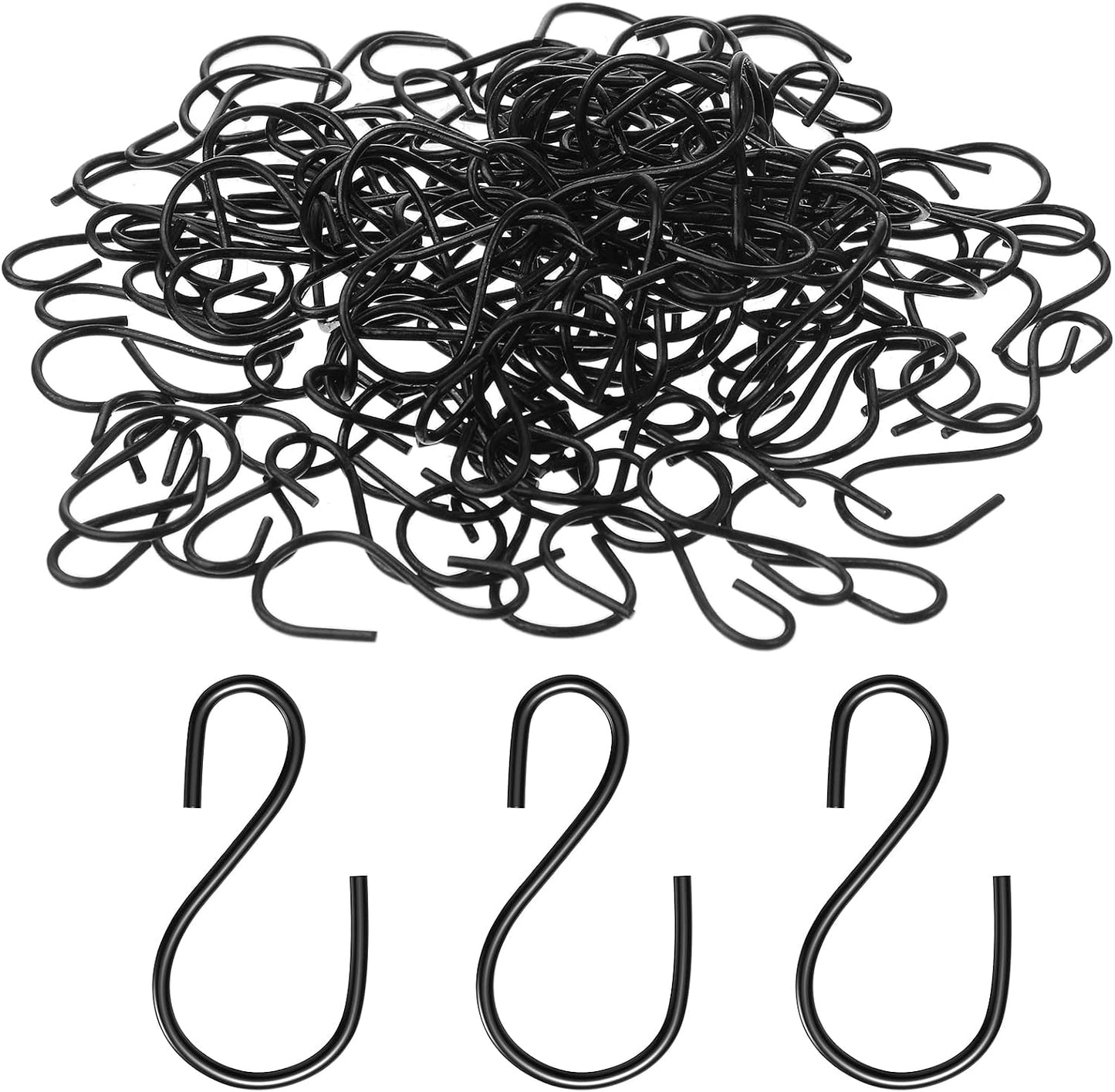 240 Ganchos en S de Hierro 1" para Colgar
