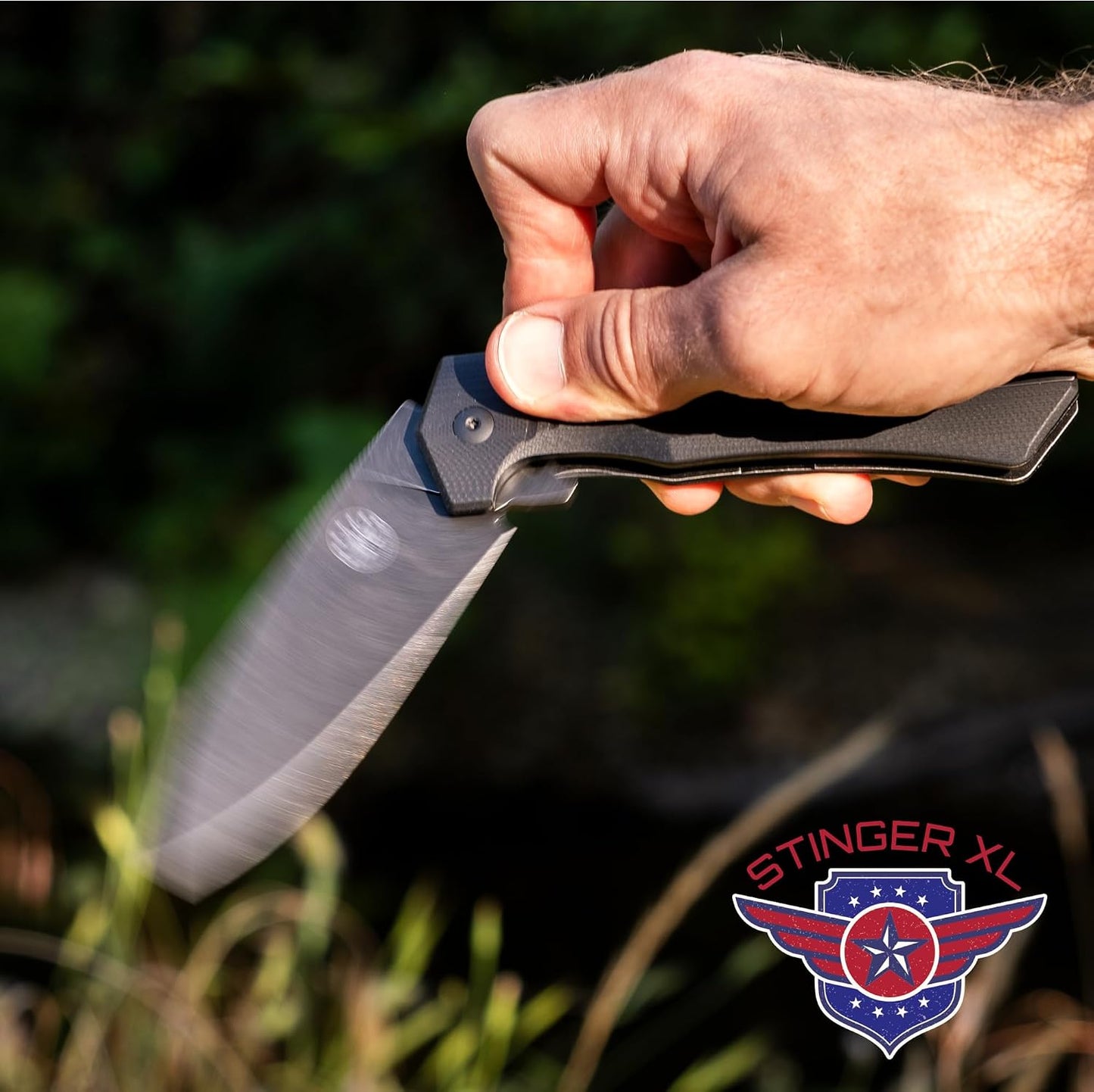 Cuchillo plegable STINGER XL acero G10 cerámica