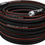 Manguera jardín 100ft 5/8pulg flexibilidad clima negro
