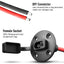 Enchufe solar SAE 10 AWG conector empotrado para panel