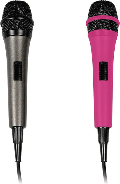 Micrófono dinámico unidireccional XLR negro dorado