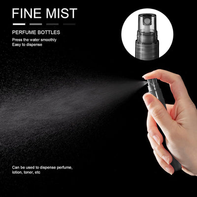 108 Botellas Plástico 0.3oz Vacías Aceites Esenciales