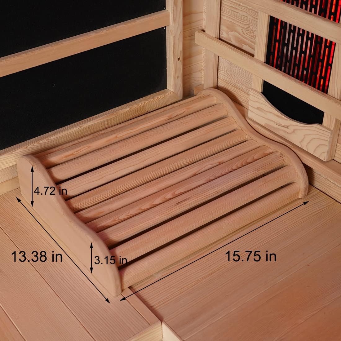 Almohada reposacabezas sauna cedro diseño cómodo