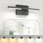 Lámpara baño LED negras sobre espejo 15.7pulg regulable ETL