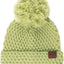 Gorro unisex punto suave cálido con pompón
