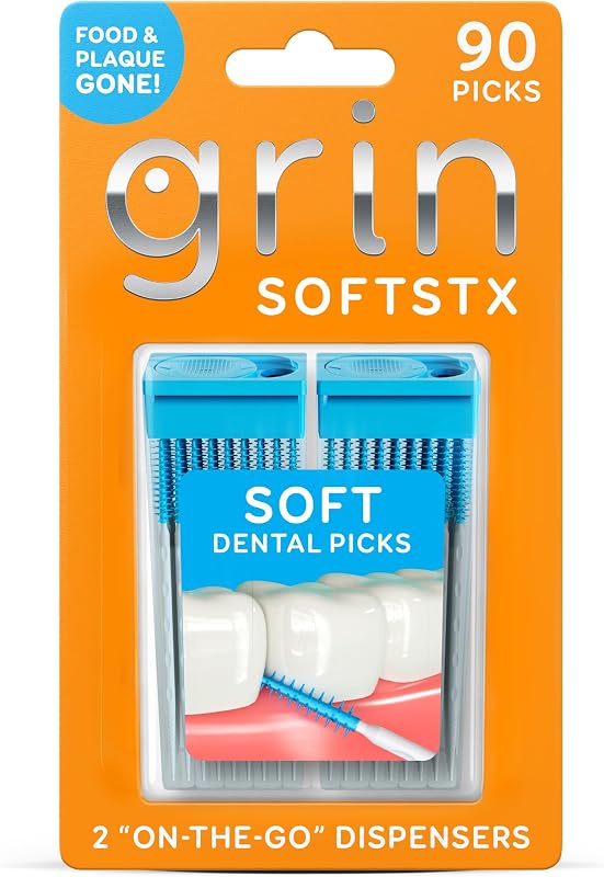 Palillos dentales suaves 90uds cerdas flexibles sabor menta