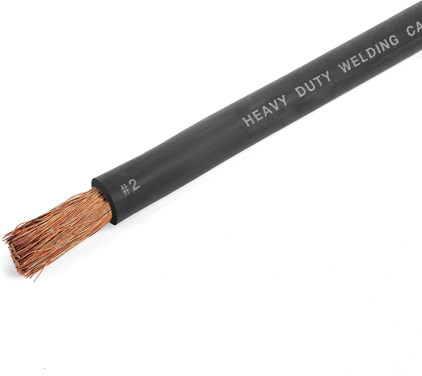 Cable soldadura 25pies 600V flexible negro