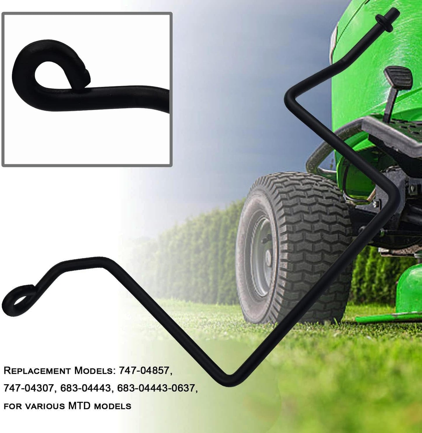 Barra sujeción correa 42" comp MTD Troy-Bilt Cub Cadet