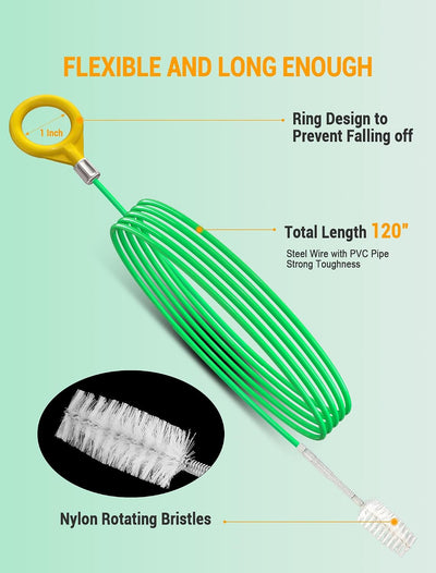 Cepillo techo corredizo 120pulg con drenaje 7.9pulg
